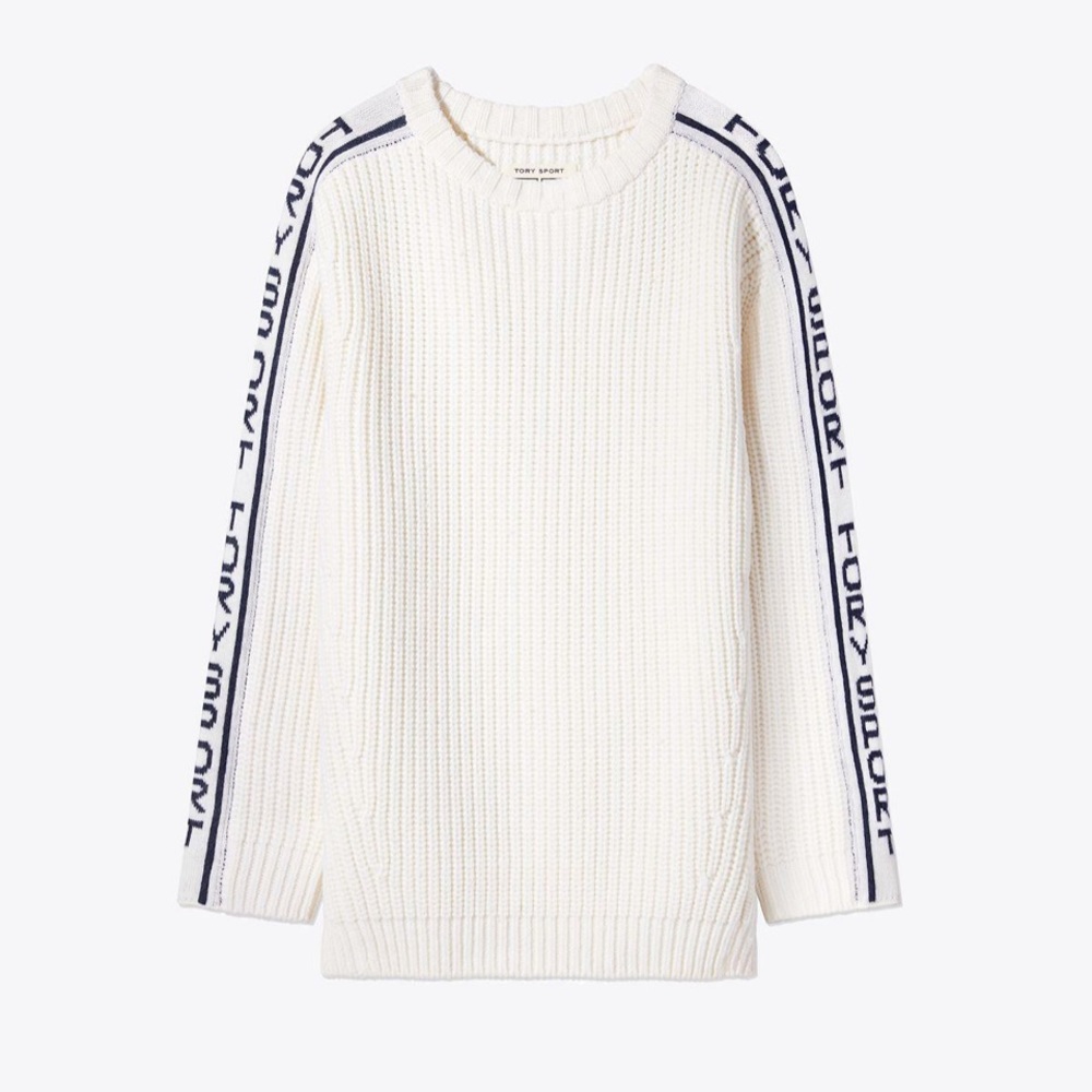 Tory Sport Performance Merino Banner Sweater